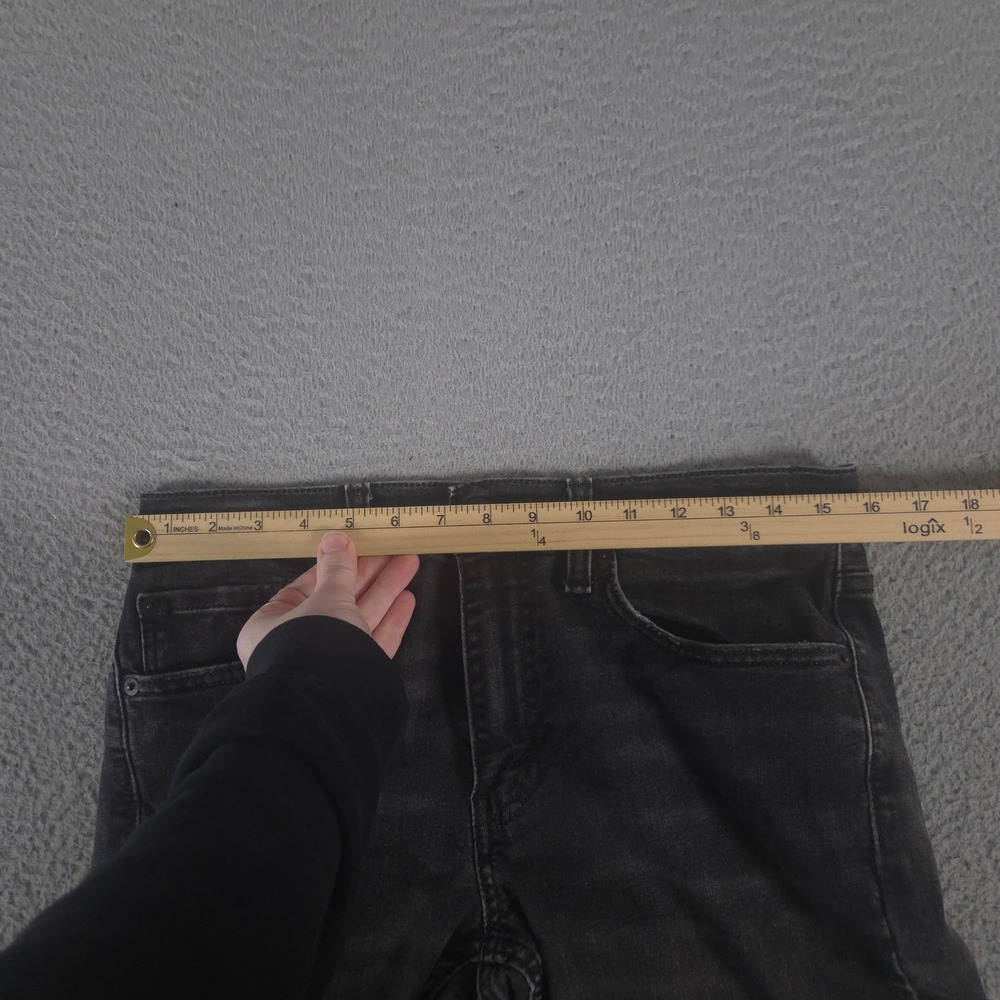 Levi's Jeans Mens 32x34 Black 511 Slim Leg Cotton Blend Faded Denim Pants Preppy - Picture 5 of 12